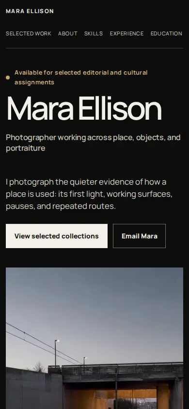 Exposure portfolio on a phone