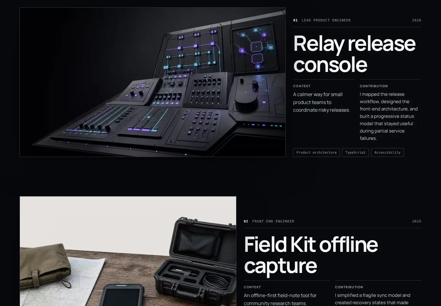 Signal portfolio recommended for Developers